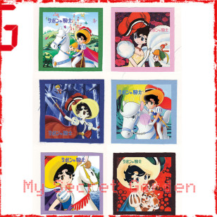 Princess Knight ( Knight of the Ribbon ) リボンの騎士 anime Cloth Patch or Magnet Set 